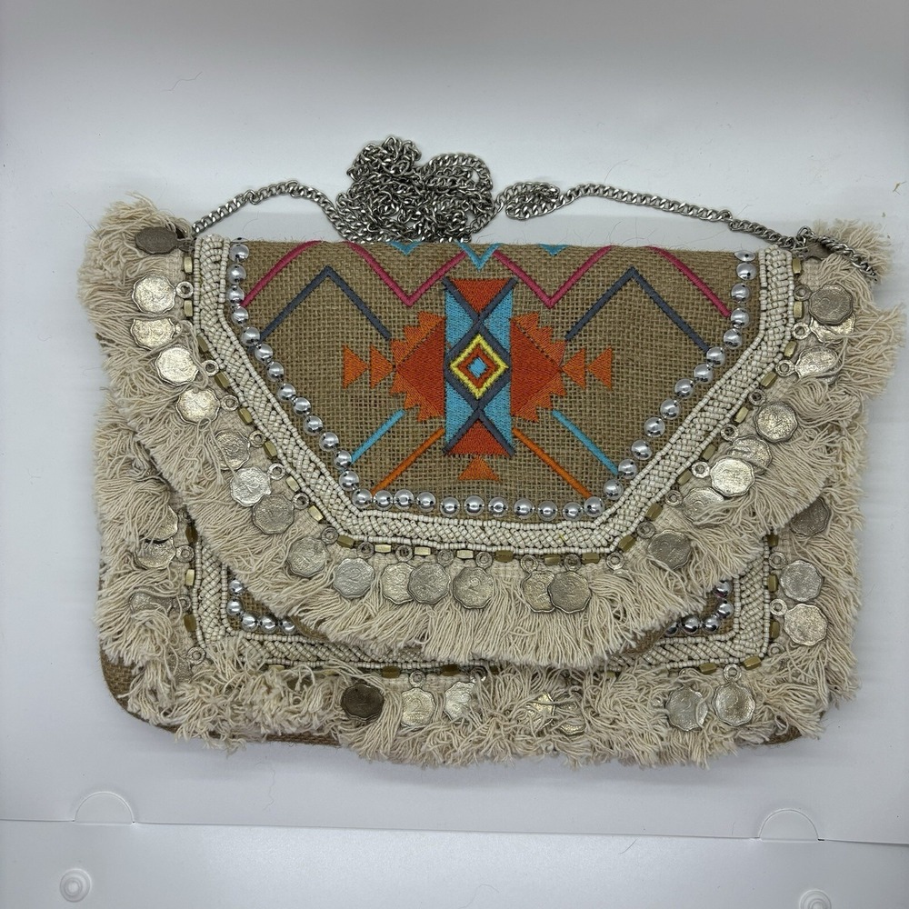 Antik Kraft‎ Purse Aztec Southwest Chain Strap